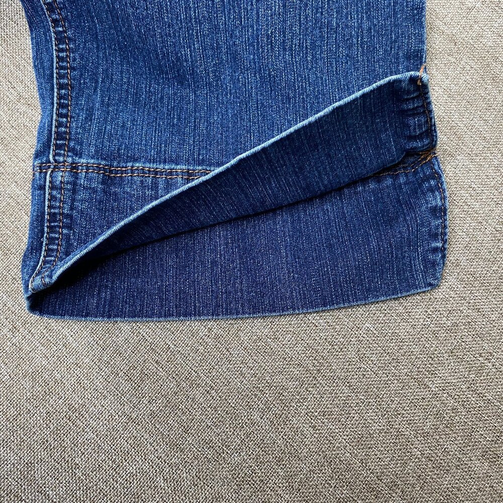 Gloria Vanderbilt Capri Denim Jeans Women's 12 Mid Rise Blue Casual Pants - Picture 8 of 14